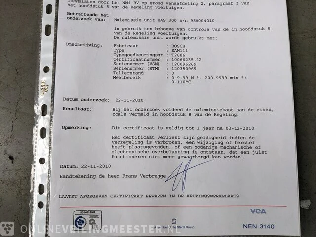 Nul emissie unit bosch, eas 300, bouwjaar 1998 - afbeelding 6 van  6