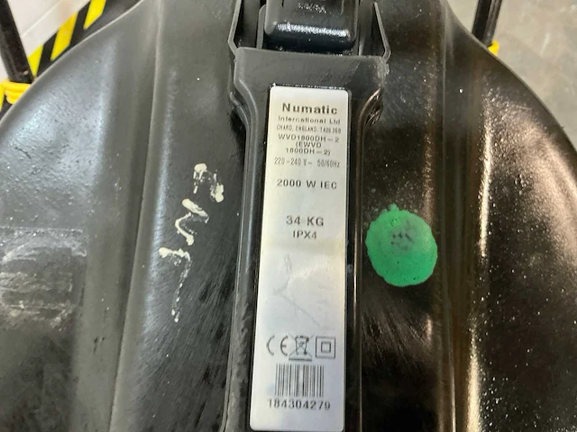 Numatic 1600dh industriële stofzuiger - afbeelding 6 van  6