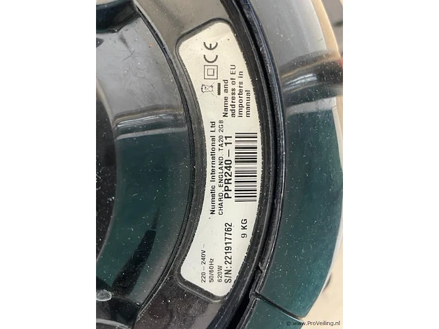 Numatic ppr240 stofzuiger - afbeelding 3 van  3