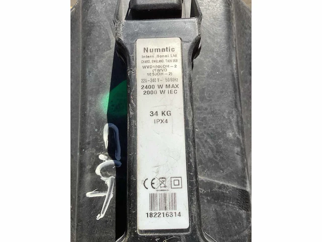 Numatic wvd 1800 dh-2 industriële stofzuiger - afbeelding 5 van  5