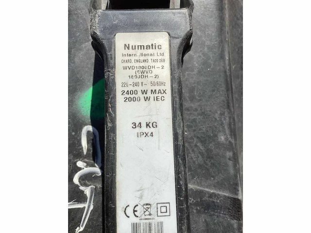 Numatic wvd 1800 dh-2 industriële stofzuiger - afbeelding 5 van  5