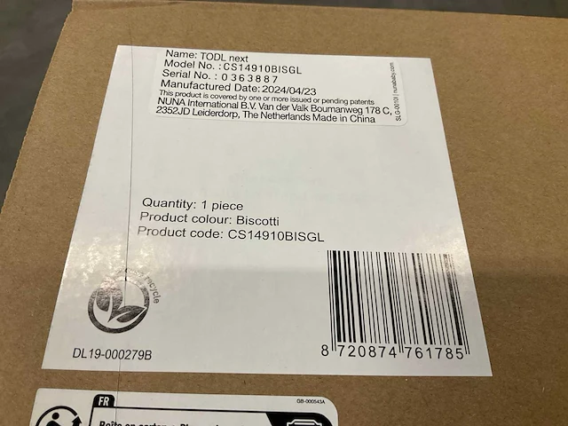 Nuna todl next autostoel biscotti - afbeelding 5 van  5