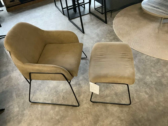 Nuray valentina fauteuil met hocker - afbeelding 2 van  8