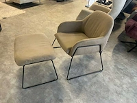 Nuray valentina fauteuil met hocker - afbeelding 3 van  8
