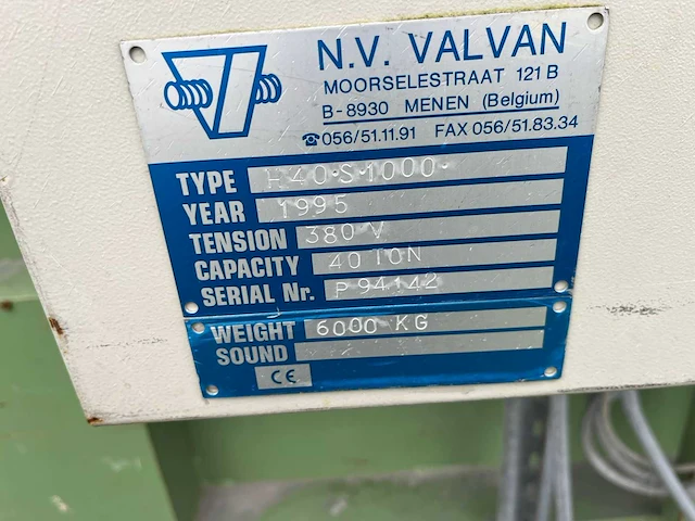 N.v. valvan h40.s.1000 afvalpers. papier/plastic - afbeelding 3 van  16