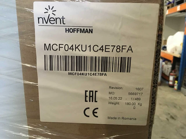 Nvent hoffman mcf04ku1c4e78fa elektrische behuizing - afbeelding 4 van  4