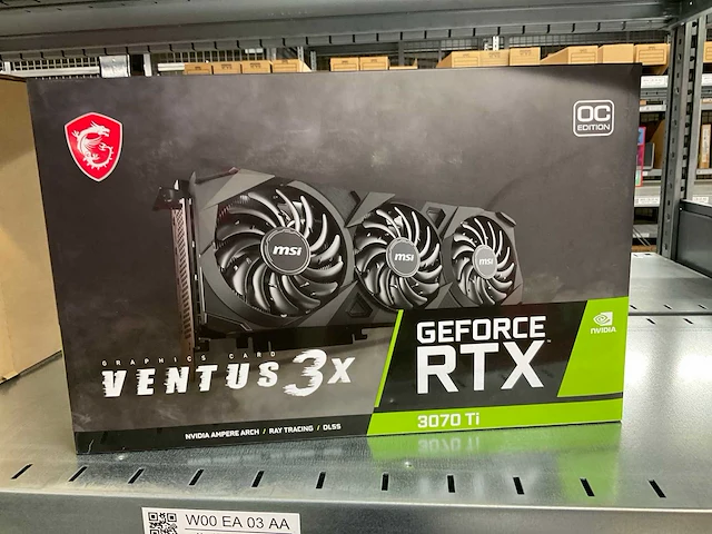 Nvidia geforce rtx 3070ti videokaart - afbeelding 1 van  5