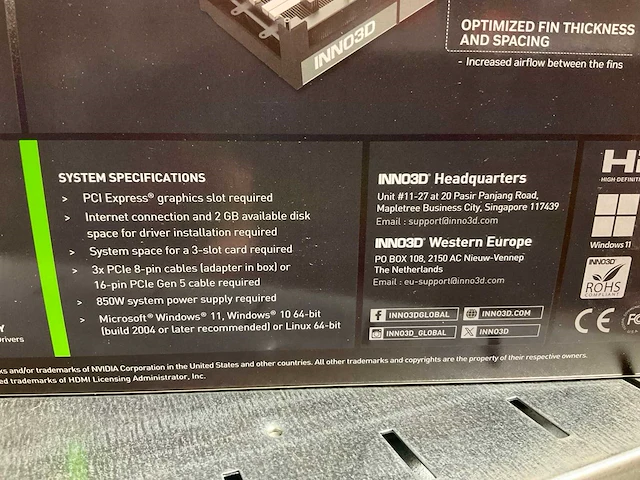 Nvidia geforce rtx 5080 videokaart - afbeelding 3 van  5