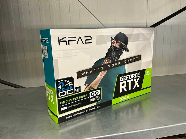 Nvidia geforce rtx3060ti 8gb videokaart - afbeelding 1 van  3