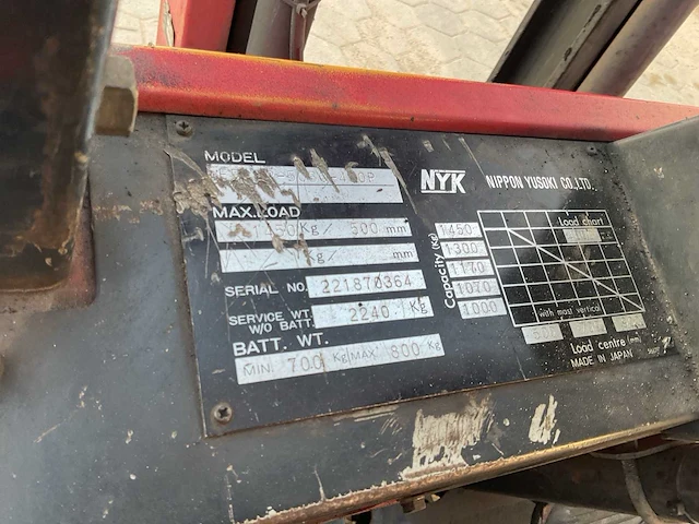 Nyk vorkheftruck - afbeelding 2 van  10