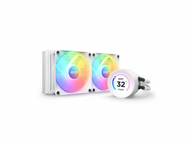 Nzxt cpc kraken elite koeler 240 rgb wit 1700/am5 - afbeelding 1 van  5