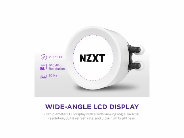 Nzxt cpc kraken elite koeler 240 rgb wit 1700/am5 - afbeelding 3 van  5