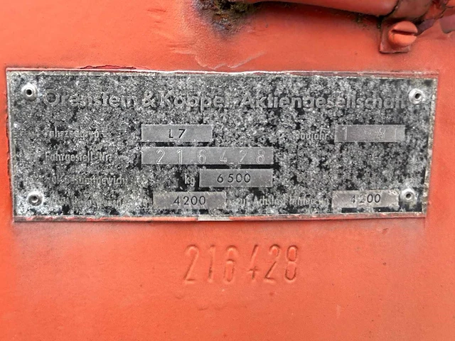 O & k - l7 - shovel - 1980 - afbeelding 30 van  36