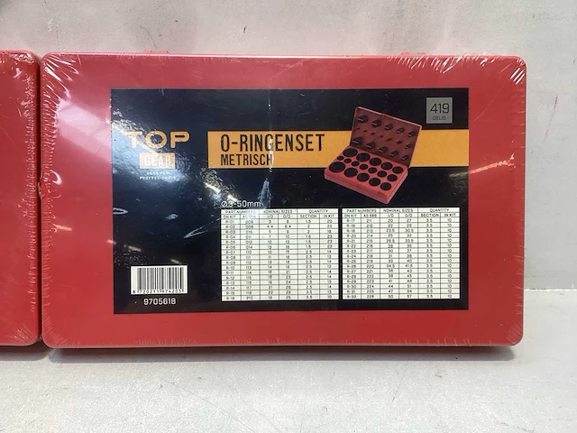 O-ringenset - 419-delig - 3-50mm diameter - afbeelding 3 van  4