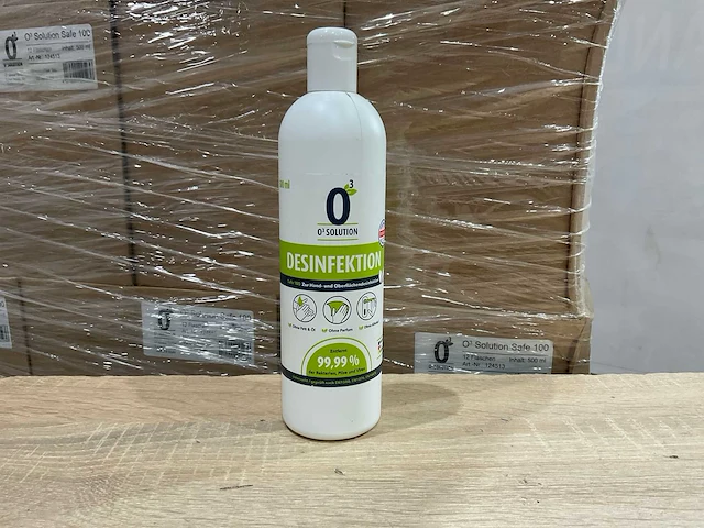 O3 solution desinfectiemiddel 500 ml (1512x) - afbeelding 1 van  7