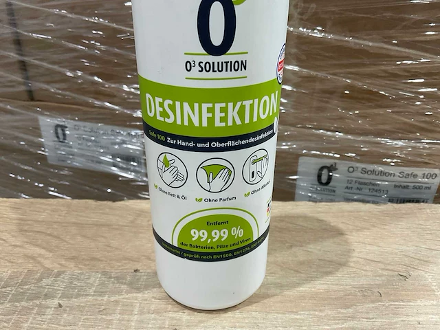 O3 solution desinfectiemiddel 500 ml (1512x) - afbeelding 2 van  7