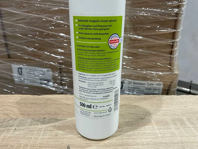 O3 solution desinfectiemiddel 500 ml (1512x) - afbeelding 3 van  7