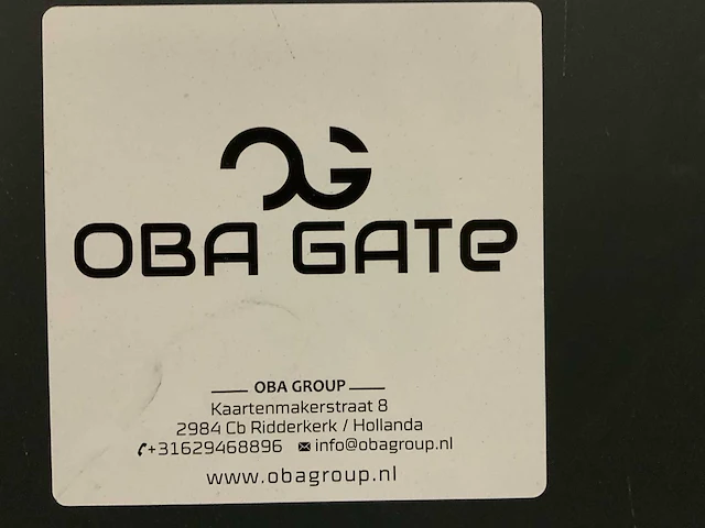 Oba gate mobile disinfection cabinet - afbeelding 2 van  26