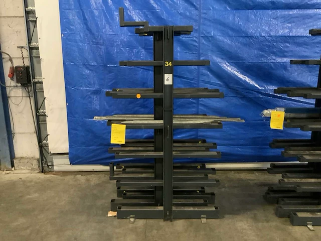 Obk dubbelzijdige stafmateriaal draagarmstelling - afbeelding 2 van  4