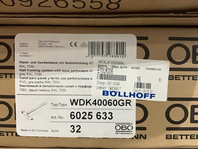 Obo betterman kabelgoten (668x) - afbeelding 9 van  9