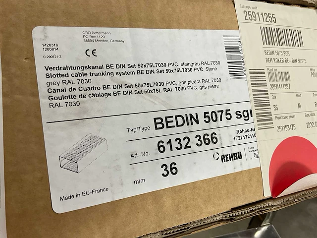 Obo bettermann be-din bedradingsgoot - afbeelding 6 van  10