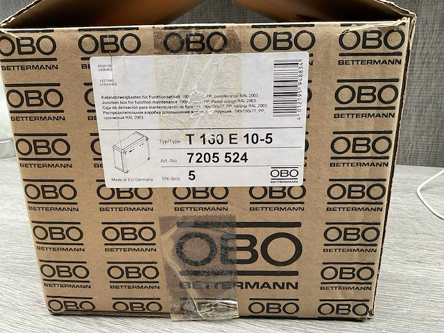Obo bettermann firebox kabeldoos t160e10-5 7205524 (4x) - afbeelding 5 van  5