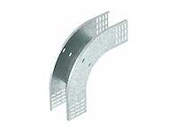 Obo-bettermann rbv 830 f fs / verticale bocht 90° dalend 85x300 staal - afbeelding 1 van  3