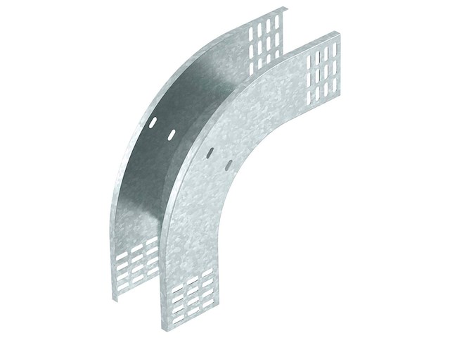 Obo-bettermann rbv 830 f fs / verticale bocht 90° dalend 85x300 staal - afbeelding 3 van  3