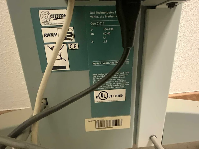 Oce - tds450 - grootformaat printer opstelling - afbeelding 8 van  9