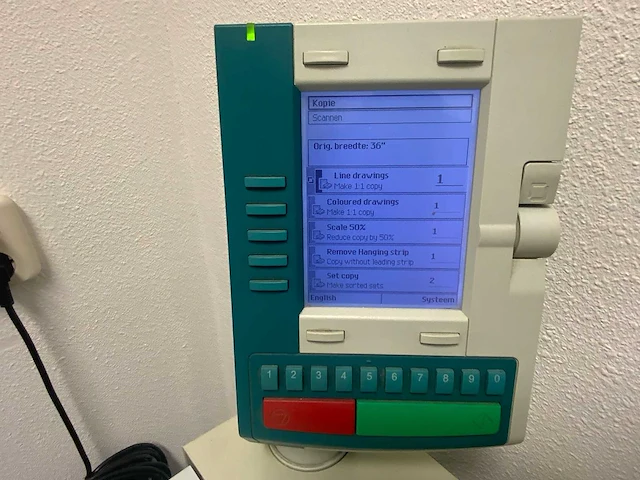 Oce - tds450 - grootformaat printer opstelling - afbeelding 9 van  9