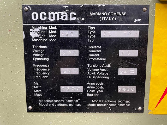 Ocmac kgc - 1990 - kgc el ta - doorlooppers - afbeelding 5 van  14