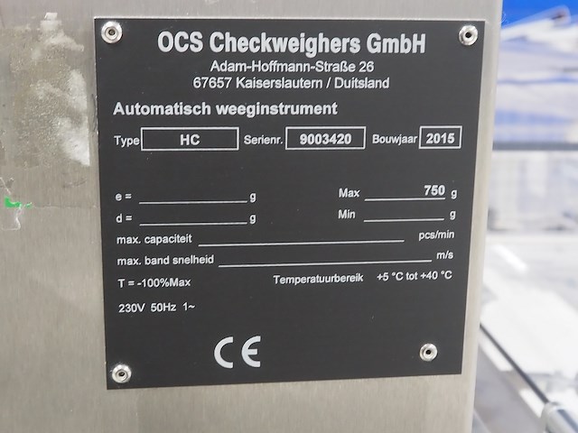 Ocs checkweighers gmbh - afbeelding 14 van  23