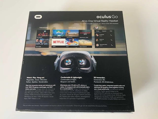 Oculus (315-00745-03) standalone virtual reality-headsets (4x) - afbeelding 8 van  10
