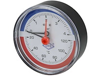 Oeg axiaal 1/2” us 512242450 thermo-manometer (5x) - afbeelding 1 van  2