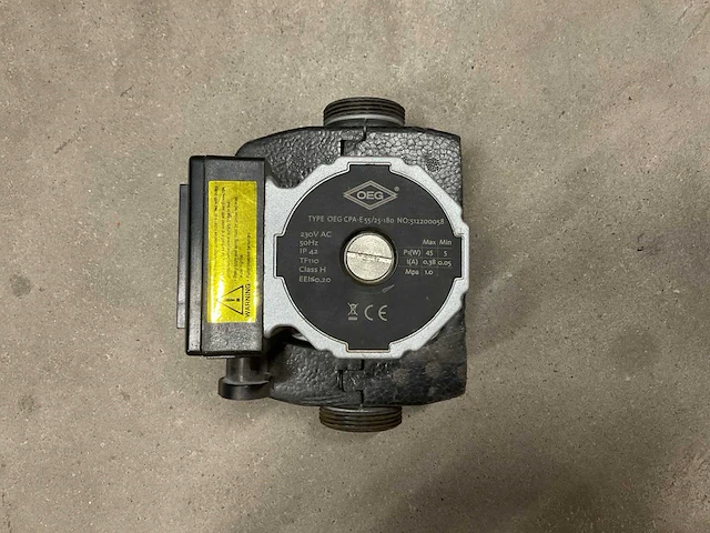 Oeg cpa-e 55/25-180 circulatiepomp - afbeelding 3 van  3