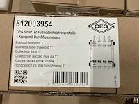 Oeg silvertec 1” 4-groeps rvs verdeler - afbeelding 2 van  3