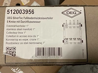 Oeg silvertec 1” 5-groeps rvs verdeler - afbeelding 2 van  2