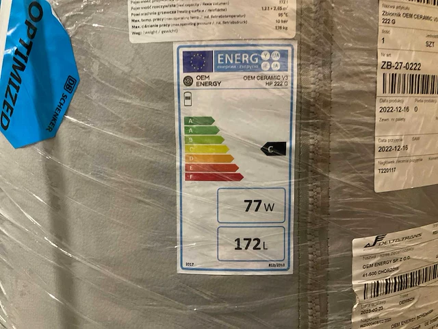 Oem ceramic v3 hp 222g buffervat - afbeelding 3 van  3