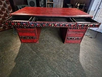 Office bureau chesterfield, holmes, rood - afbeelding 8 van  9
