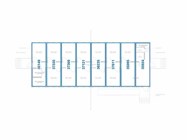 Office cabin - kantoorgebouw bestaande uit 8 units - afbeelding 4 van  114