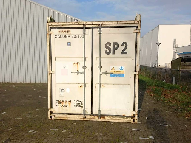 Offshore 20ft container - used - calder 20/103 - zeecontainer - afbeelding 8 van  13