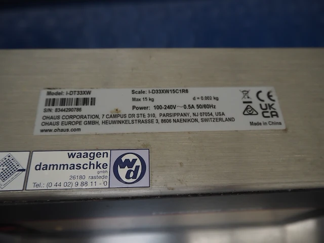 Ohaus corporation - afbeelding 7 van  7