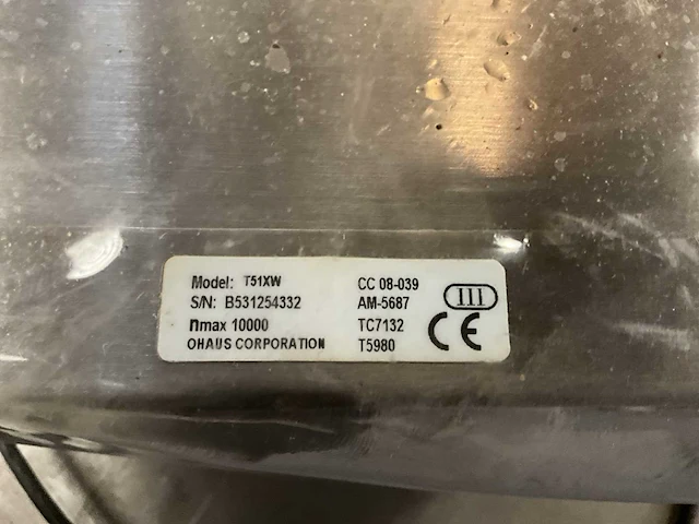 Ohaus defender 5000 weegschaal - afbeelding 6 van  6
