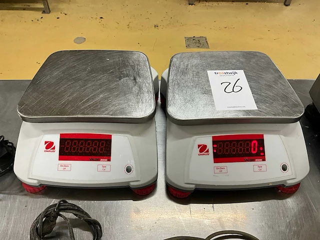 Ohaus valor 2000w weegschaal - afbeelding 1 van  4
