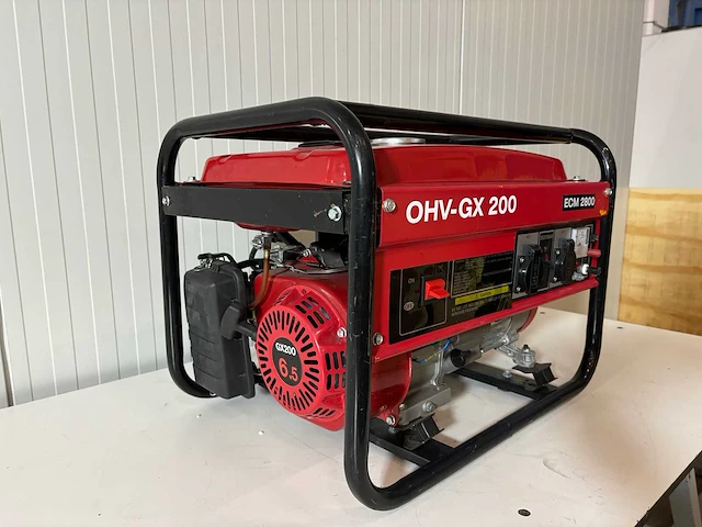 Ohv - gx200 - 6.5 kva generator - afbeelding 1 van  8