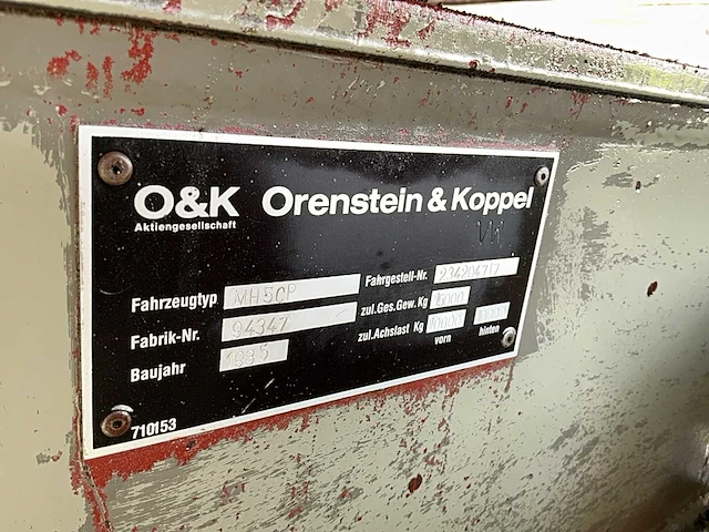 O&k 1985 mh 5 cp graaflaadmachine - afbeelding 38 van  43