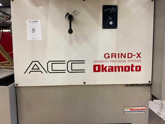 Okamoto acc-450dxa vlakslijpmachine - afbeelding 6 van  24