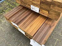 Okan partij hardhout brugdek planken 24 x 120 (356x) - afbeelding 3 van  18