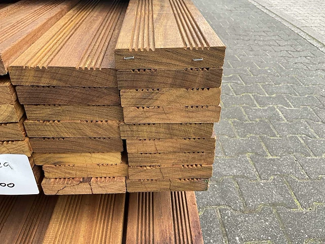 Okan partij hardhout brugdek planken 24 x 120 (356x) - afbeelding 5 van  18