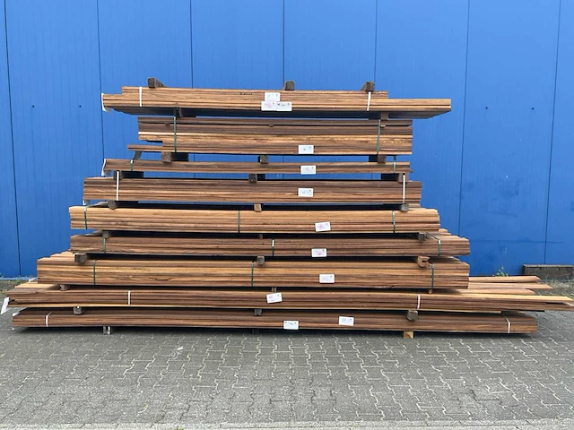 Okan partij hardhout brugdek planken 24 x 120 (356x) - afbeelding 11 van  18